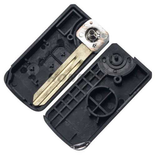 For Nis Elgrand 3 button modified flip remote key blank