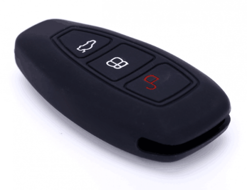 For Ford 3 button silicon case (black color)