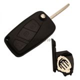For Fiat Panda 3 button remote key with 433mhz ASK PCF7941A/HITAG 2/ 46CHIP