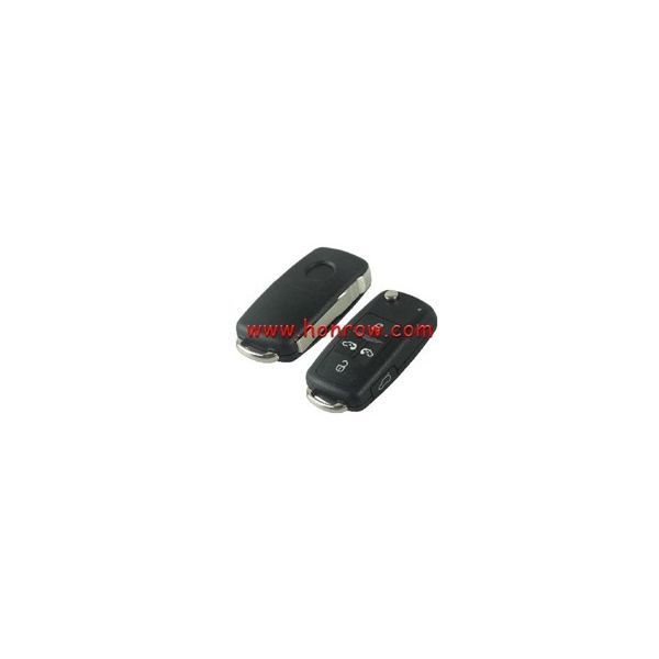 For VW 4+1 button flip remote  key blank
