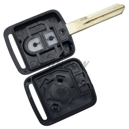 For Nis 2 button remote key shell （the plastic part is square）