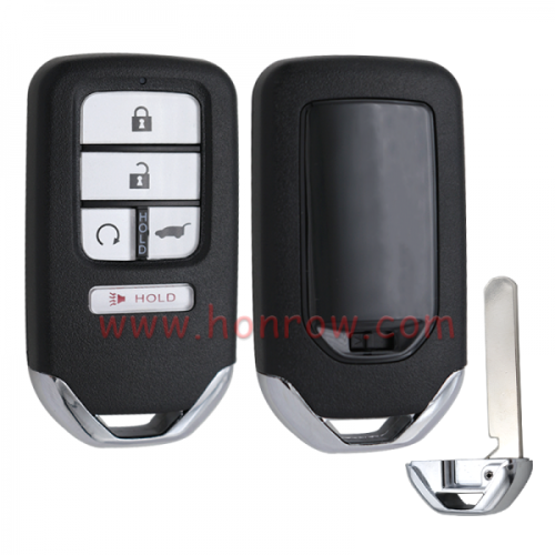 For Honda 4+1 button smart remote key blank