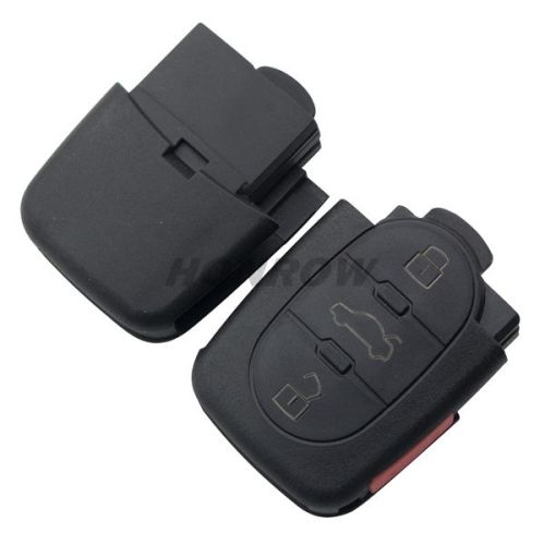 For Au 3+1 button remote key shell with panic  (2032 battery  Big battery)