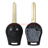 For Nissan 2 button remote key with 433mhz PCF7961A HITAG 2 46 chip FCCID:TWB1G766