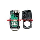 For VW MQB 3 button remote key  with Megamos AES / ID88 chip ASK 433Mhz  FCCID: 5K0837202DH 5K0837202BH