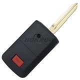 For Hyu 2+1 Button flip remtoe key blank