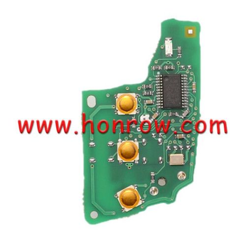 KYDZ For VW keyless MQB platform  3 button flip remote key  with ID48 chip-434mhz HU162T Blade