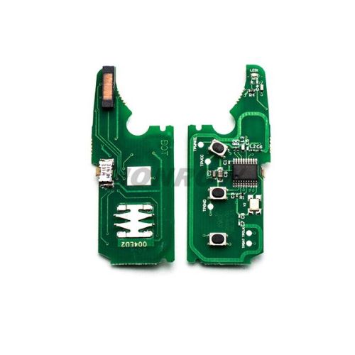For Au A8 3+1 button flip Remote key with 315Mhz