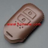 For Honda 2 button leather case for JADE, for CRIDER, for ACCORD.