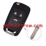 For Chev 3 button remote key shell with left blade