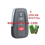 Xhorse VVDI for Toyota 4 button XM Smart Key XSTO00EN Universal Remote Key Support Renew and Rewrite for Toyota Work for Plus Max VVDI2 VVDI Mini