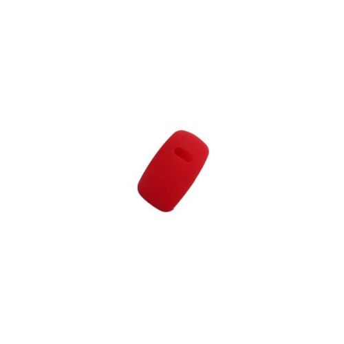 For Audi 3 button Silicone case  red (MOQ: 50pcs)