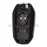 For Original Peugeot 3 button remote  Key Shell with VA2 blade