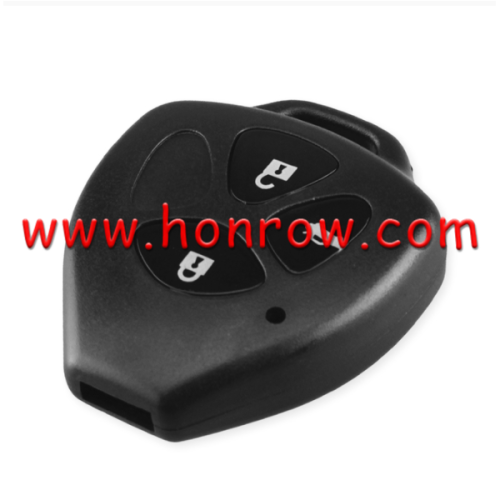 For Toyota 3 button Car Remote Key Shell Blank No Blade
