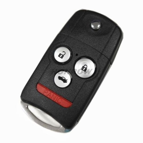 For Honda 3+1 button flip remote key blank