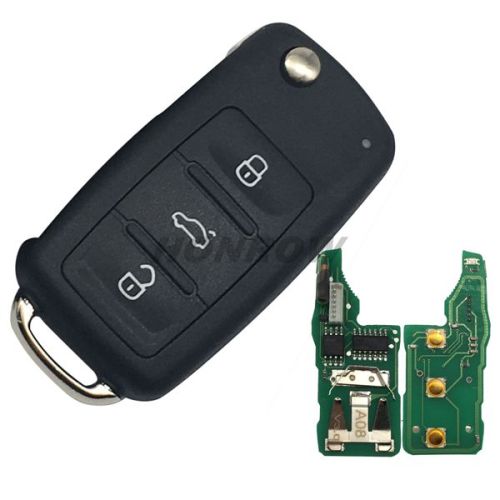 For VW SEAT 3 button Remote Key 433Mhz ID48 chip for SEAT 7N5837202H