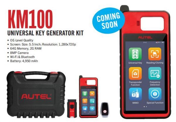Autel KM100 universal key generation kit