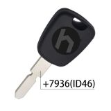 Peu transponder key with 4 track 406 blade with 7936 ( ID46) Chip