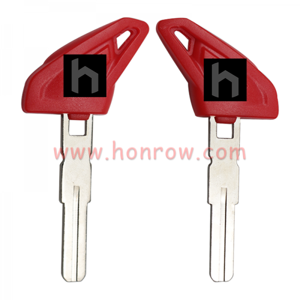 For Ducati motor  key blank blade with groove with red color