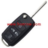 For V 4 button flip remote  key blank