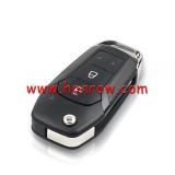 For Ford 2 button remote key with ID49 Hitag Pro chip-434mhz with HU101 blade  EB3T-15K601-BA