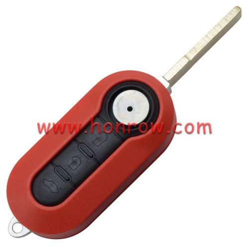 For Fi 3 button flip remote key blank (Red Color)