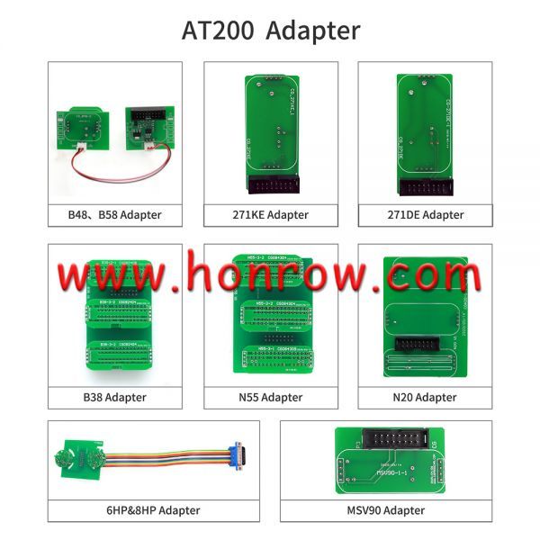 CGDI AT200 FC200 Adapters Set No Need Disassembly for BMW including 6HP & 8HP/MSV90/N55 /N20 /B48/B58/B38 etc