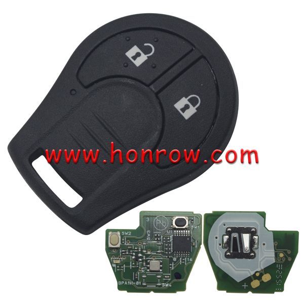 Original for Renault Pulse Nissan New Micra K13 2 Button Remote with Pcf7936 Transponder 433mhz