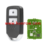 XHORSE VVDI XZBT42EN 2 Buttons smart Remote key For Fit  2019-2022 For XR-V 2019-2022 For Jazz 2019-2021 For City 2019-2022