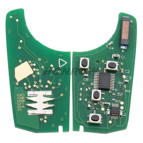 For Bu 3+1 button remote key with 433Mhz  ID46 PCF7937E (PCF 7941E) Chip