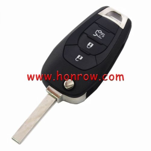 For Chevrolet 3 button flip remote key blank