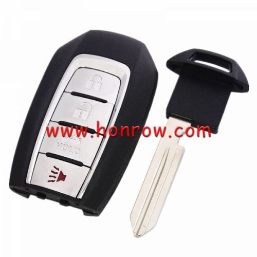 For Nissan 3+1 button remote key blank