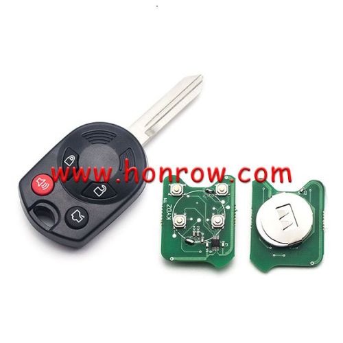 For Ford 4 button remote  key with 315mhz