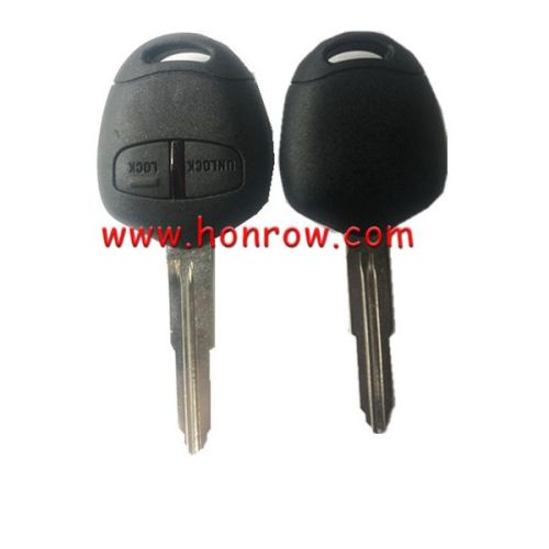 For high quality Mitsubishi 2 button remote key blank with right blade enhanced version