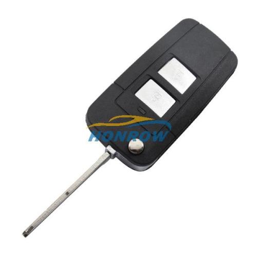 For Hyu 2+1 Button flip remtoe key blank