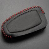 For Ford 3 button key cowhide leather case