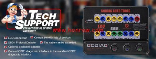 GODIAG GT100 OBD II Break Out Box ECU Connector Convert OBD1 to Standard OBD2 Interface for Xhose VVDI2/AUTEL IM608/CGDI/K518ISE