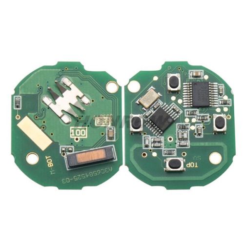 For Benz 3+1 Button remote key with 315mhz ID46 PCF7941 Chip