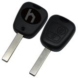 For Peu 2 button remote key blank with 407 key blade