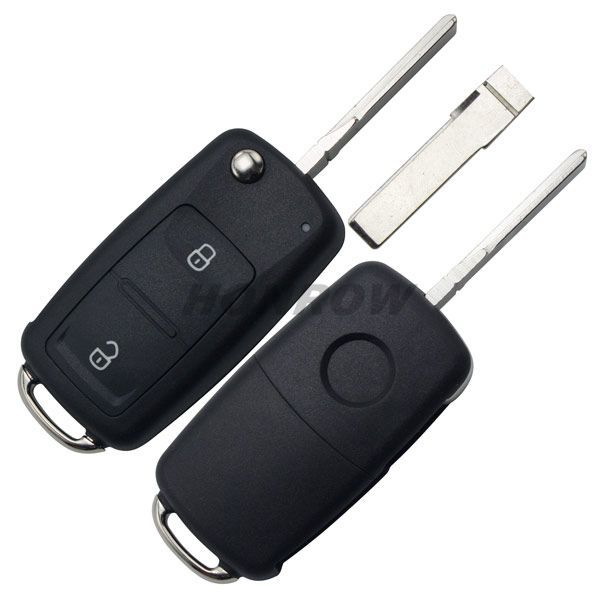For NEW Model for VW 2 button key blank after 2011 year with pin