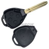 For To 3 button remote key blank