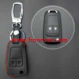 For Chevrolet 2 button key cowhide leather case.