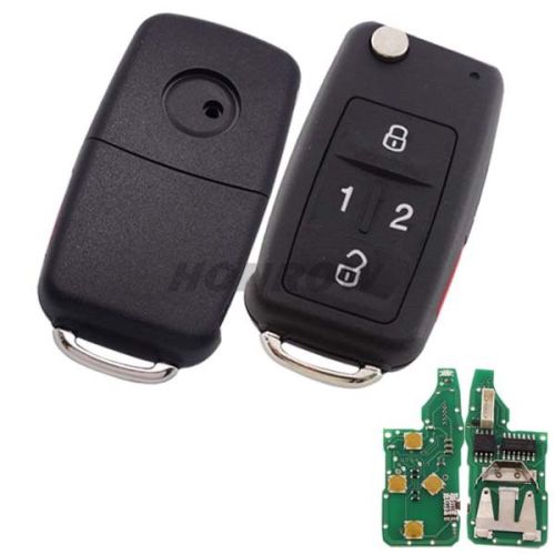 KEYDIY VW style F02 4+1  button remote key for KD900 URG200 KDX2 KD MAX to produce any model remote