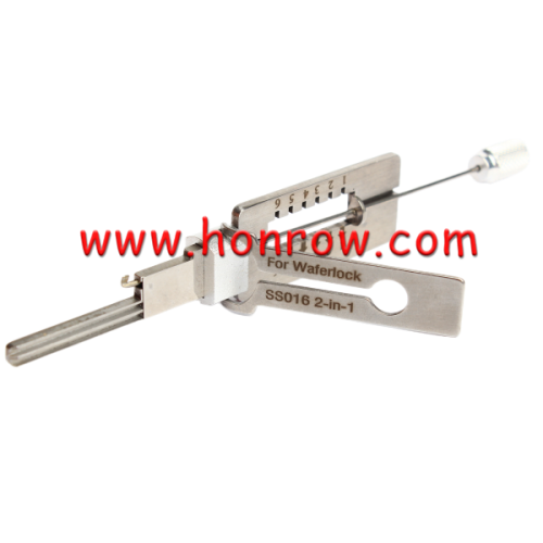 Locksmith Tools Civil Lock 2-in-1 Tool SS316 2-in-1 For Waferlock
