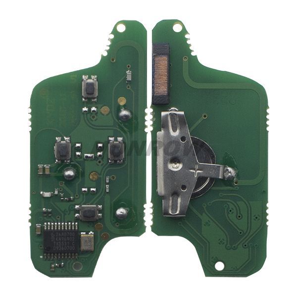 For Citroen ASK 4 button flip remote control with 433Mhz PCF7941 Chip for 307&407 Blade (Before 2011 year)