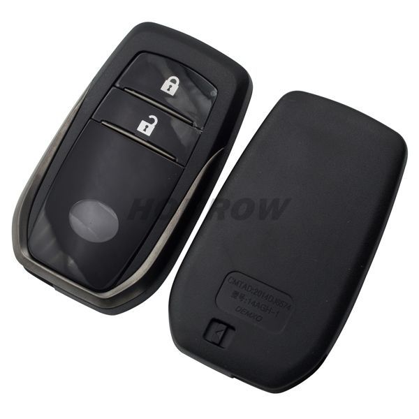 For To 2 button remote key blank