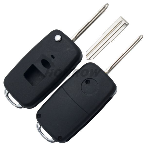 For Hyu 2 button modified flip remote key blank