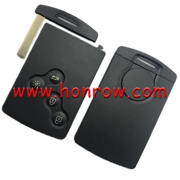 Original for Renault Megane&Laguna &Scenic Car non-keyless 4 button Remote key  with PCF7941 Chip and 433.9Mhz (No Logo)