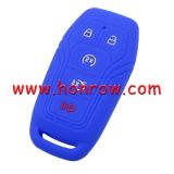 For Ford 4+1 button silicon case blue MOQ:50PCS