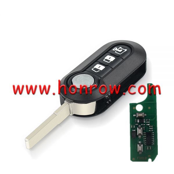 After Market For Fiat Delphi BSI 3 button remote key with 434mhz PCF7946 chip
